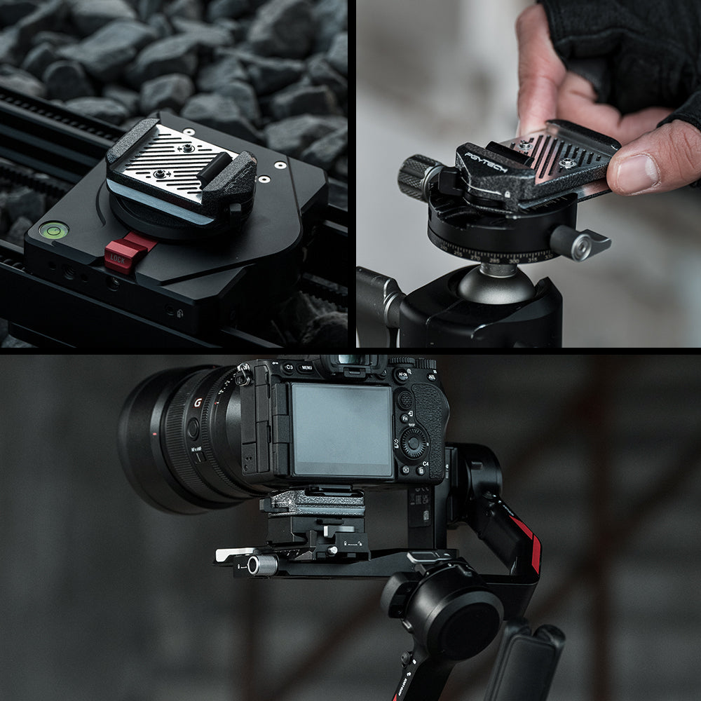 Arca-Type Quick Release Clamp & Plate V2: Versatile Mounting Options