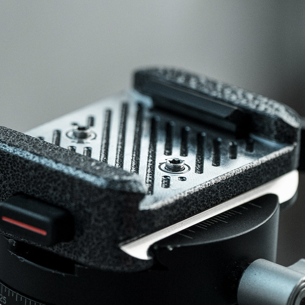 Arca-Type Quick Release Clamp & Plate V2:Reliable protection with dual anti-slip