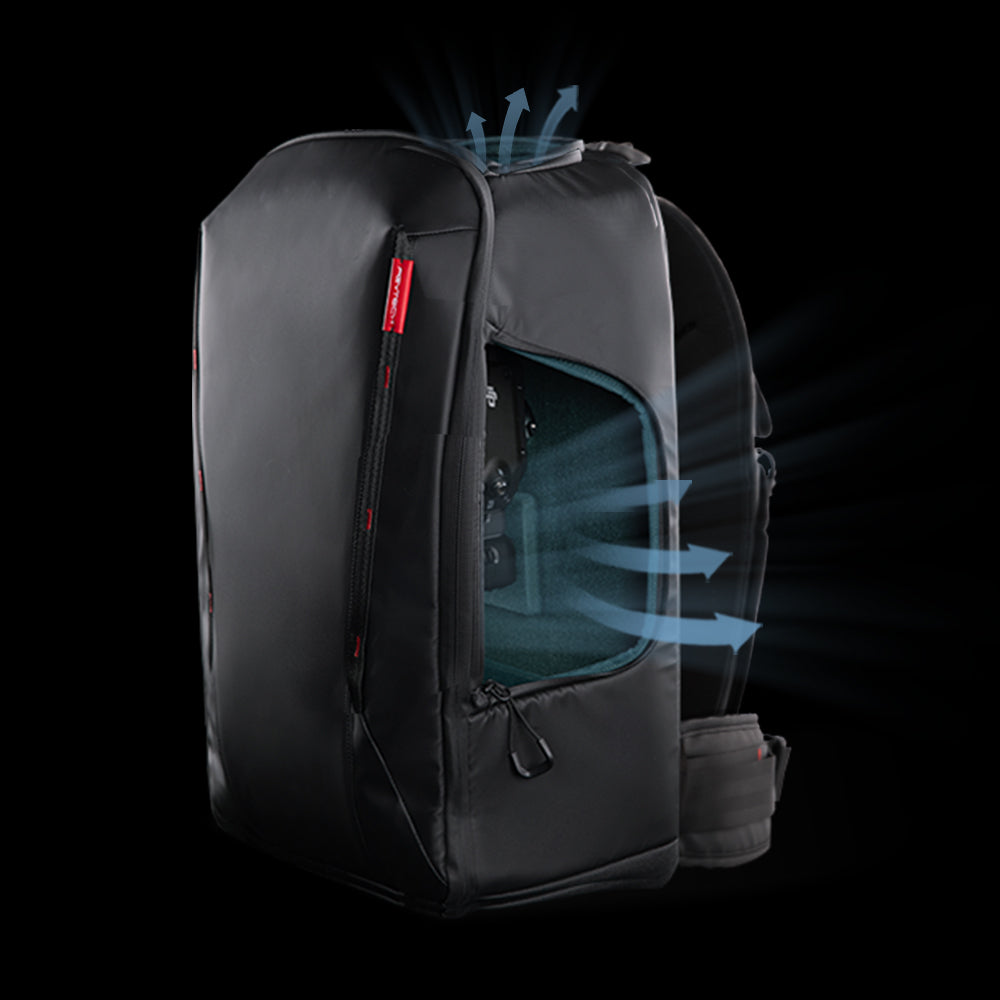 Backpack For DJI Ronin 4D featured with Side+Top HeatOutlets