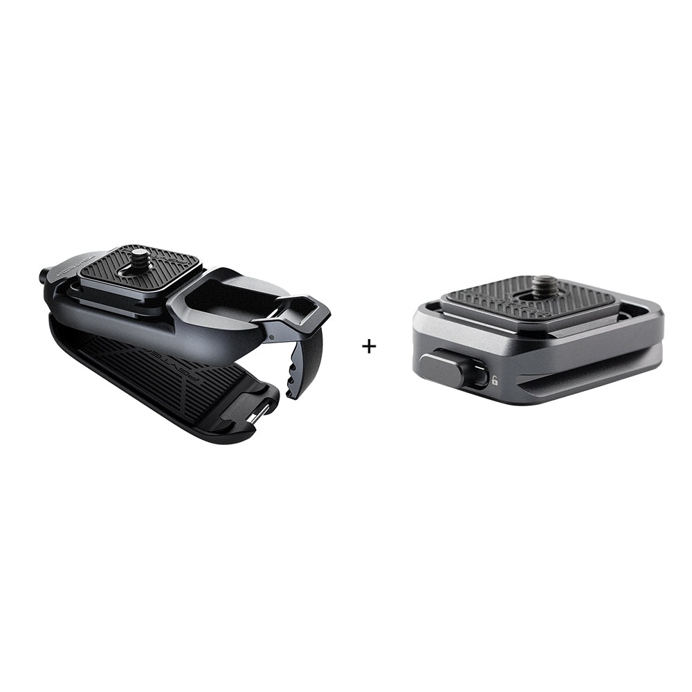Beetle Camera Clip with Quick Release Clamp & Plate Bundle