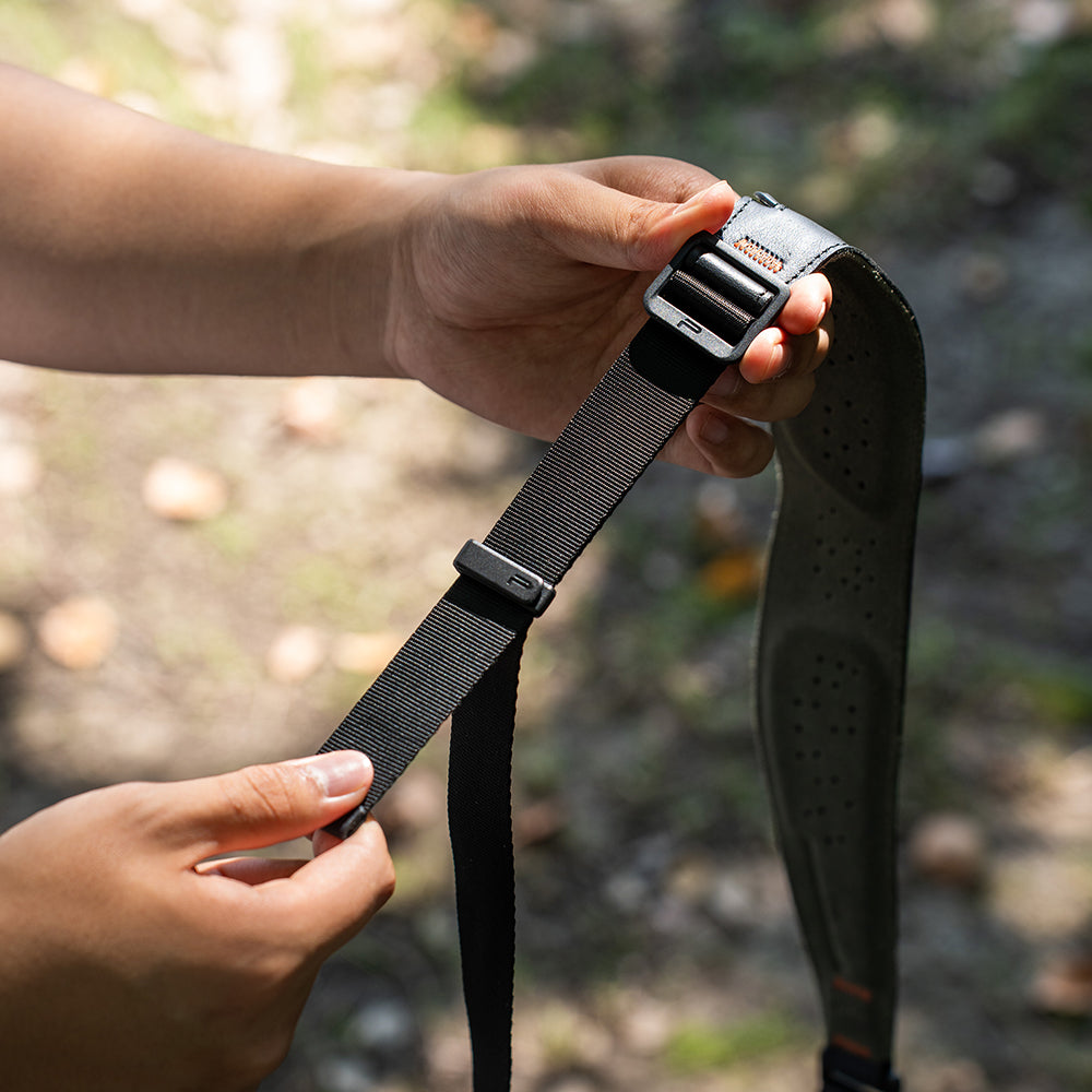 The Camera Strap Pro could be customize with your size.