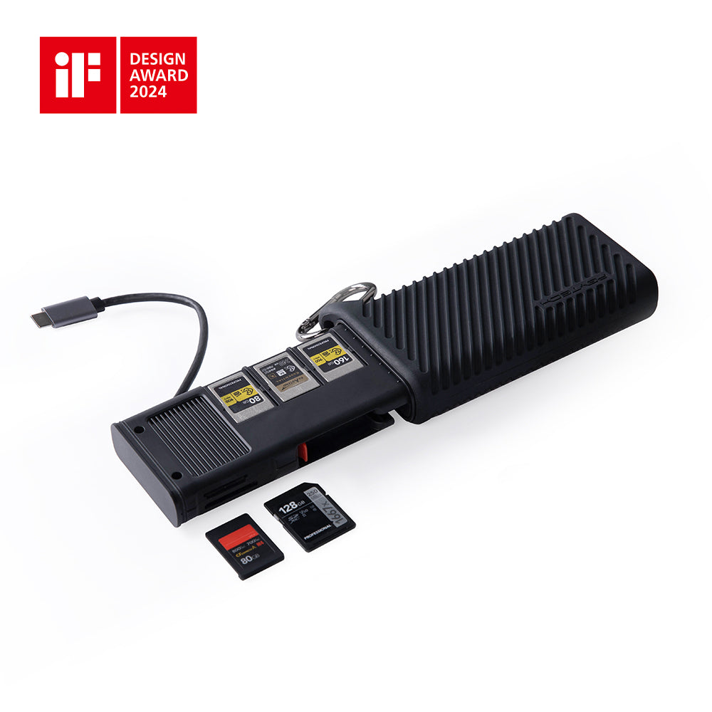 CFexpress CreateMate Card Reader Case-Classic Black
