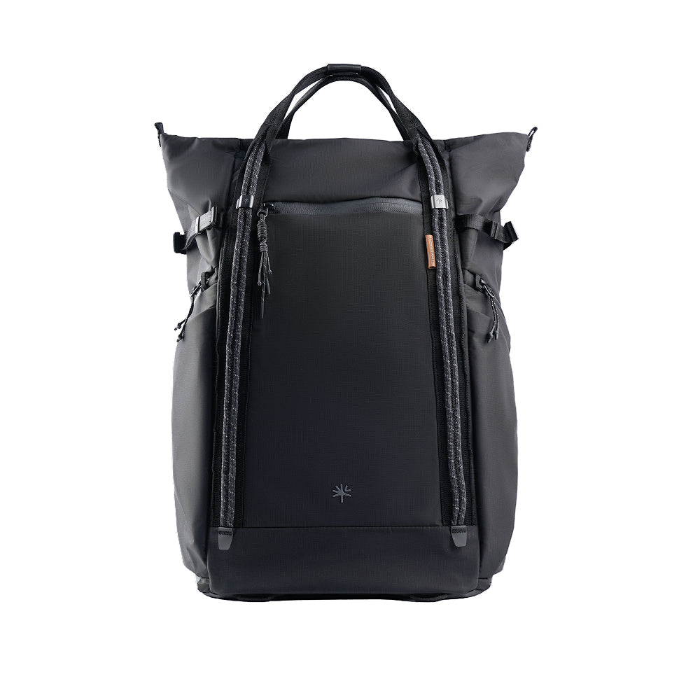 Full-cover YKK water-resistant zippers + anti-theft zipper loop for double security protection