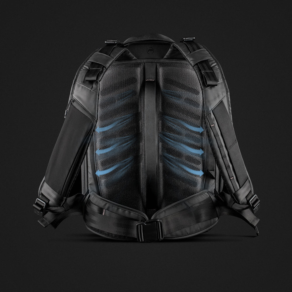 The Onemo 2 Backpack 35l & Shoulder Bag is designed with Upgraded Back Panel