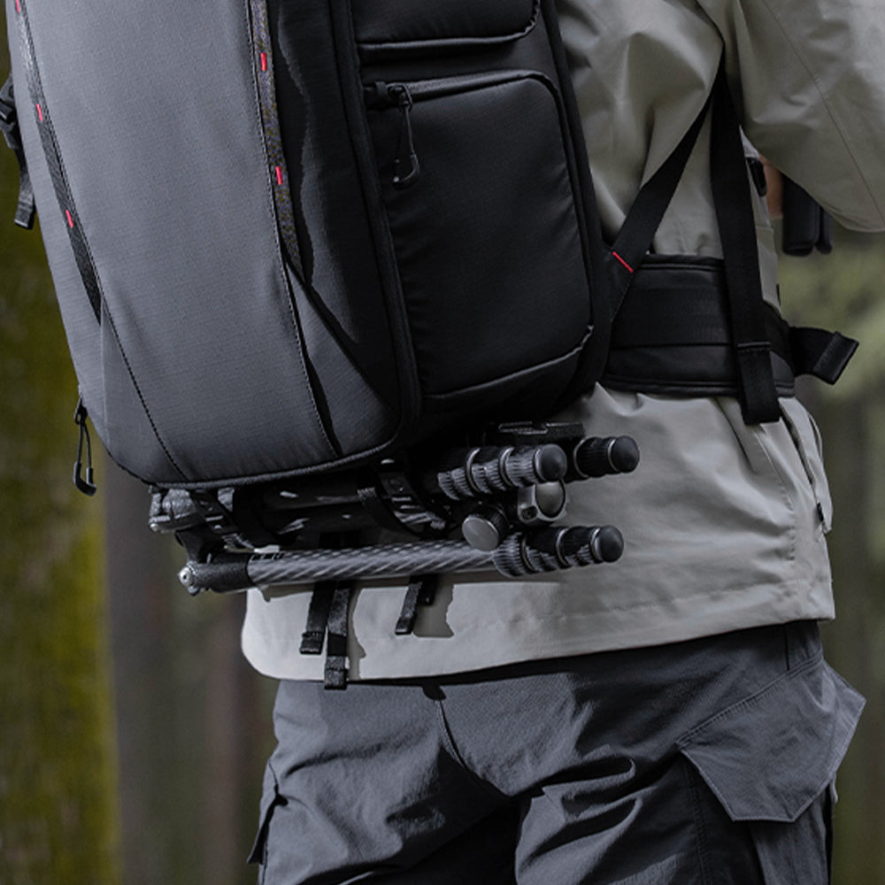 the Onemo 2 Backpack 35l & Shoulder Bag-Multiple attachment points allow you to carry extra gear.