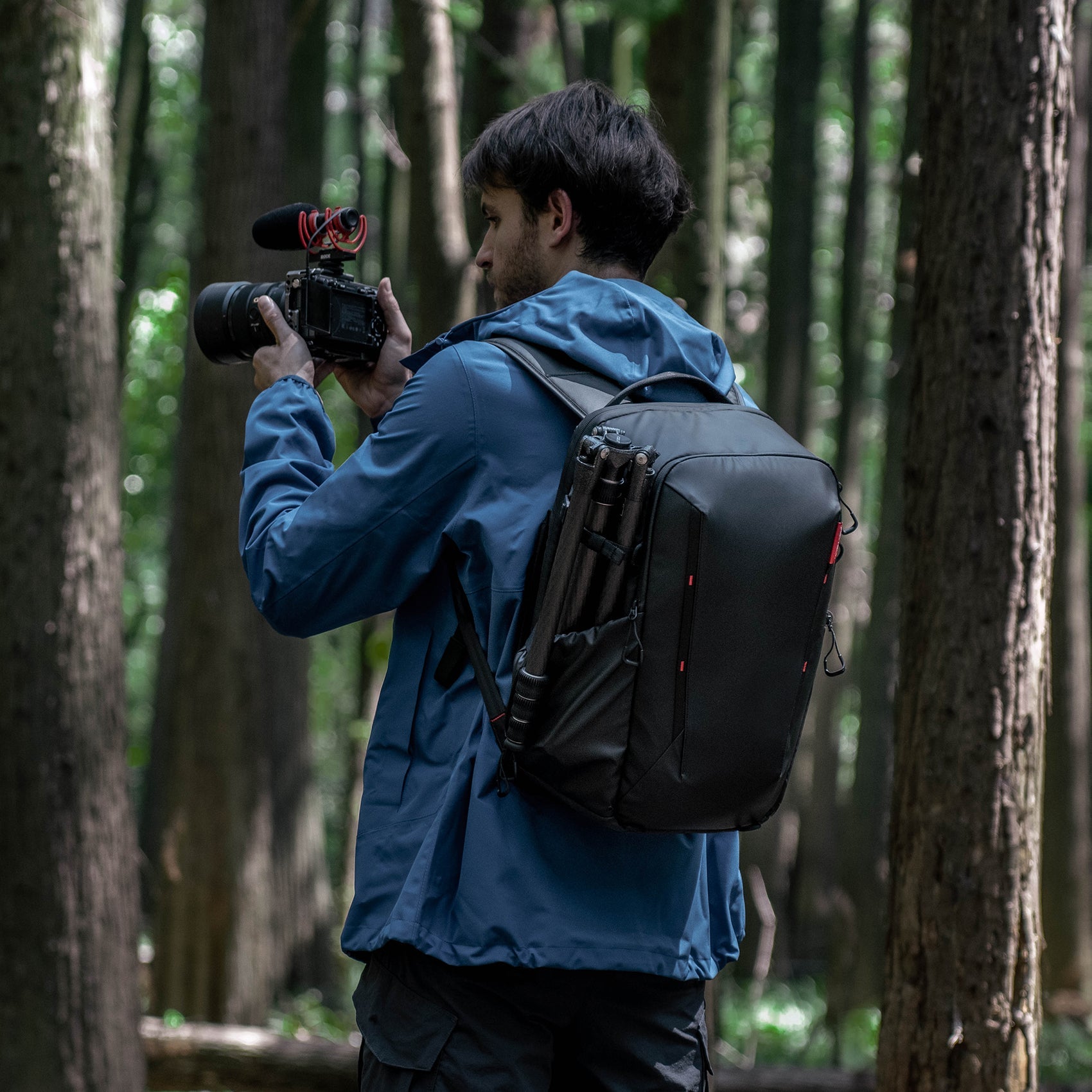 Shooting with OneMo Lite Backpack 22L
