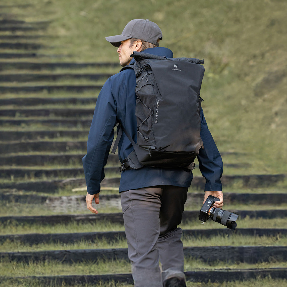 Capturing the wild with the OnePro Ultralight Backpack.