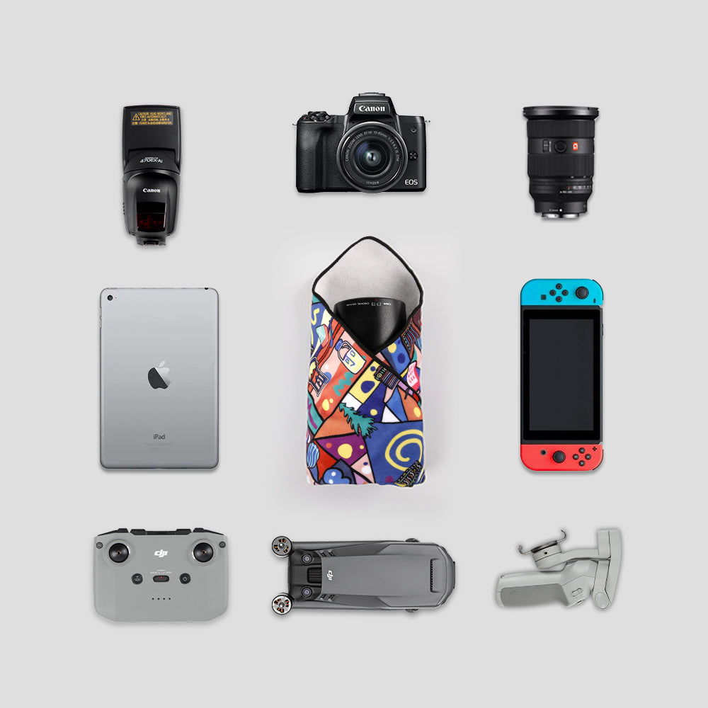Protective Wrap: versatile for cameras, lenses, tripods, iPads and more