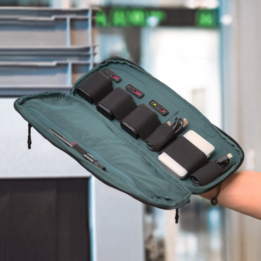 Roller Camera Backpack is accessible with a Digital Organizer Bag for Quick Security Check