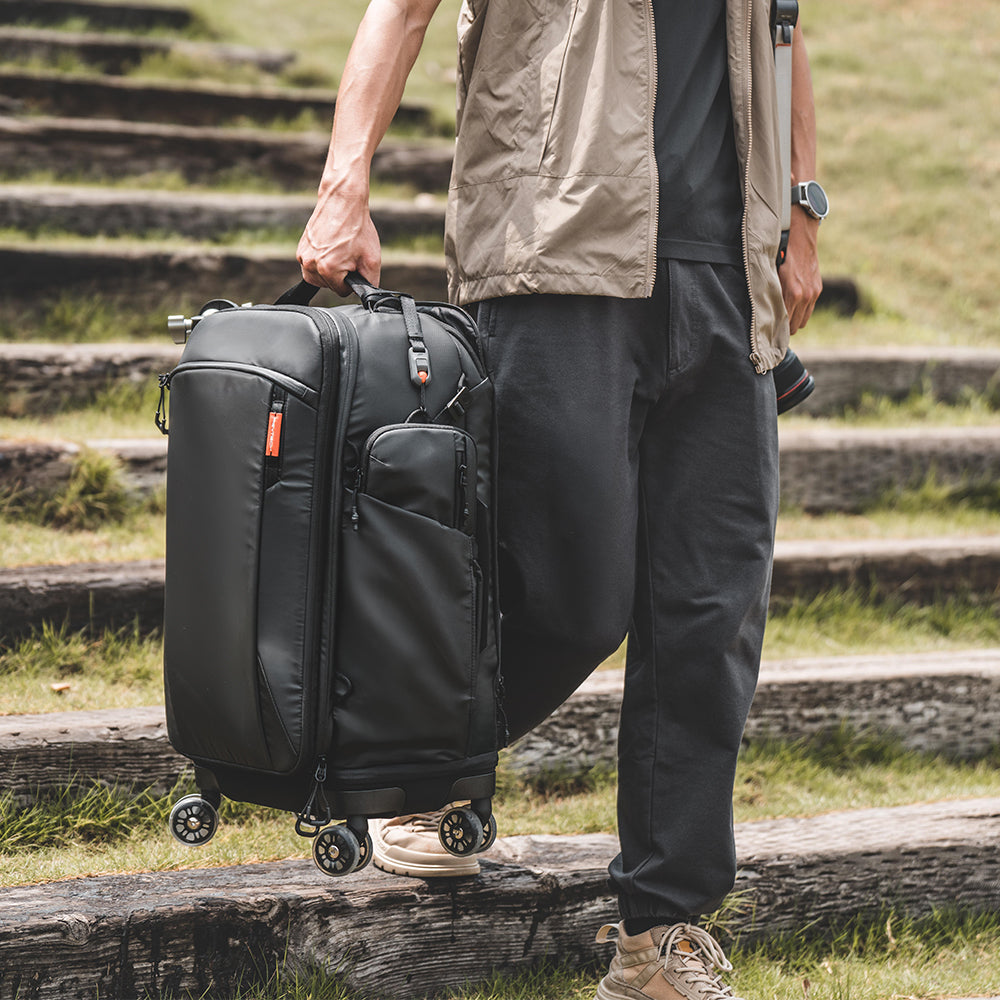 Traveling with the Roller Camera Backpack