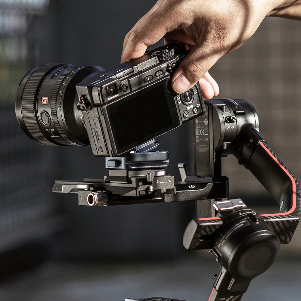 Arca-Type Quick Release Clamp & Plate：snaplock plate adapter wide compatibility display
